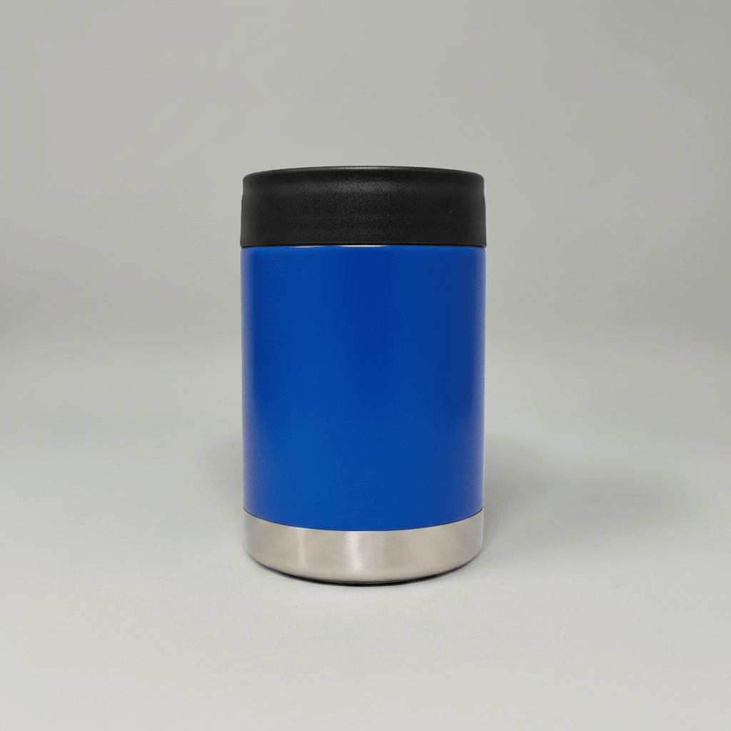 12oz Can Cooler - Blue - LoneStar Adhesive