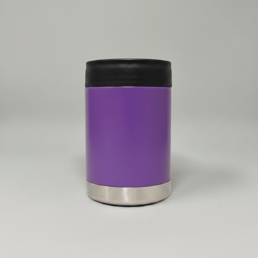 12oz Can Cooler - Purple - LoneStar Adhesive