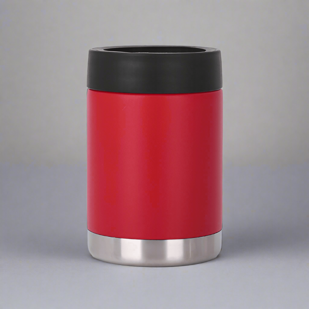 12oz Can Cooler - Red - LoneStar Adhesive