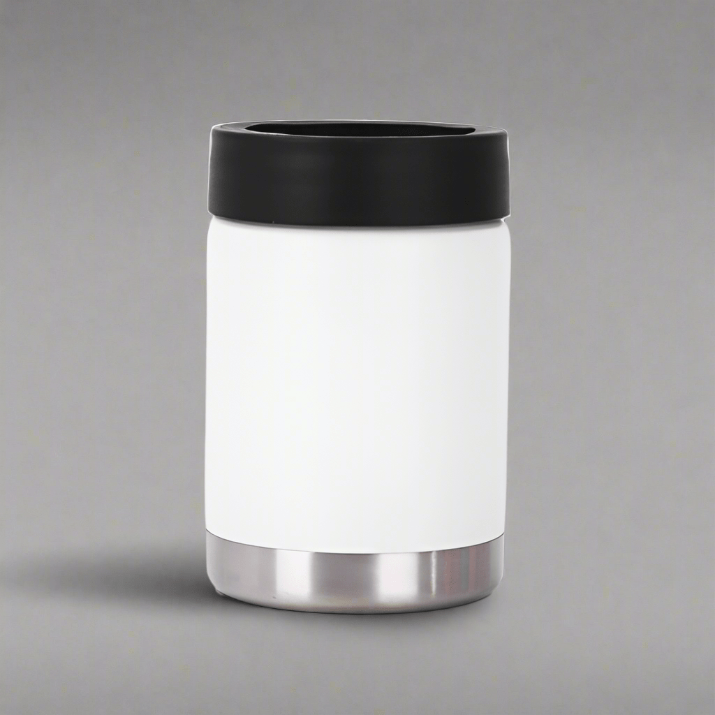 12oz Can Cooler - White - LoneStar Adhesive