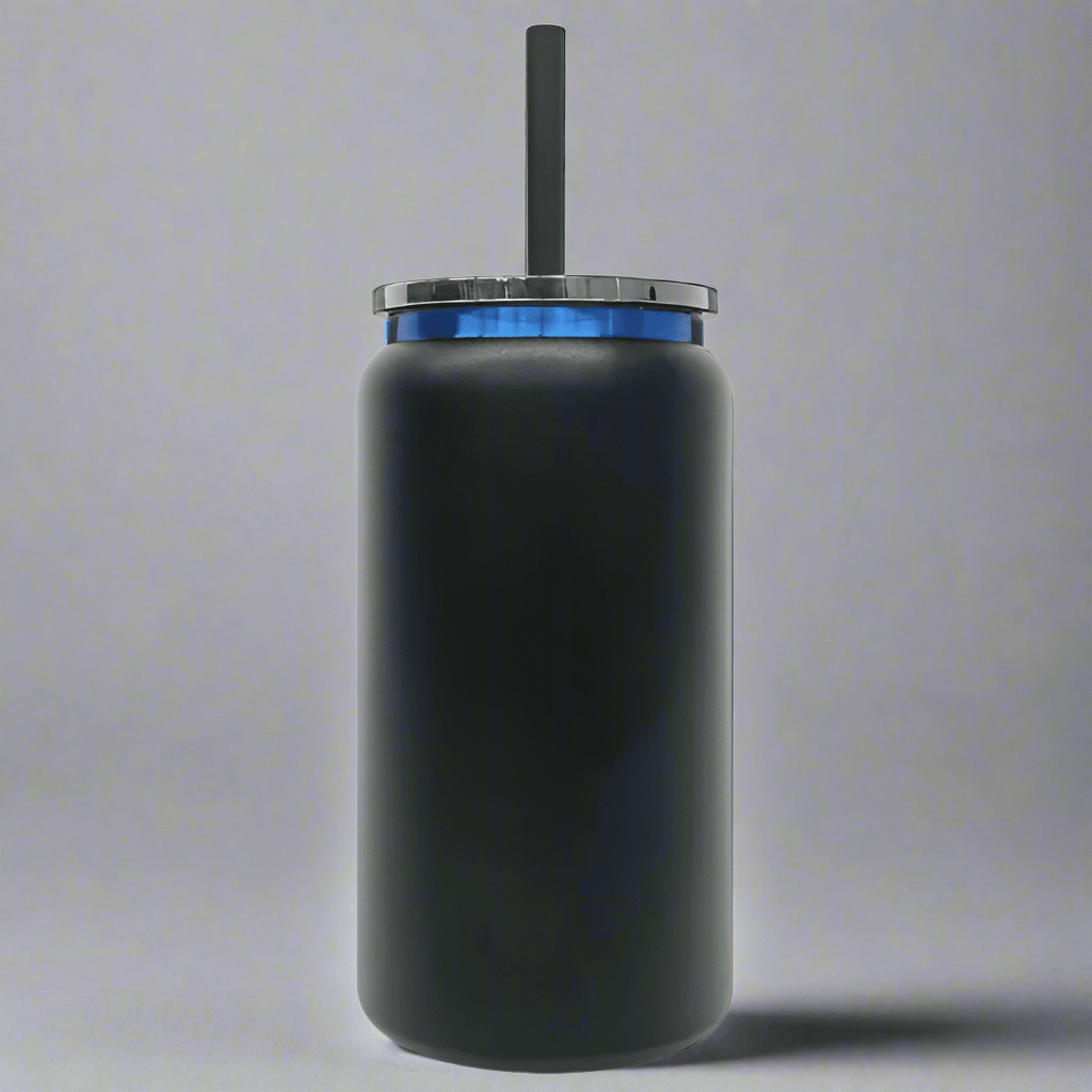 16oz Blue Plated Tumbler - Black - LoneStar Adhesive