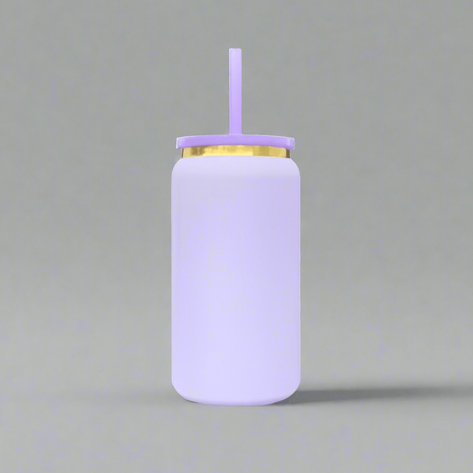 16oz Gold Plated Tumbler - Lavender - LoneStar Adhesive