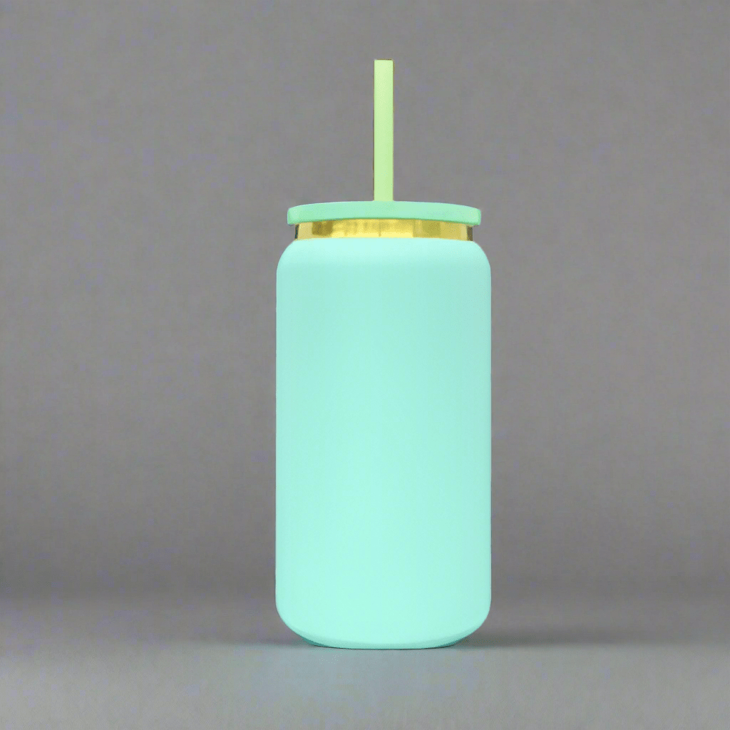 16oz Gold Plated Tumbler - Turquoise - LoneStar Adhesive