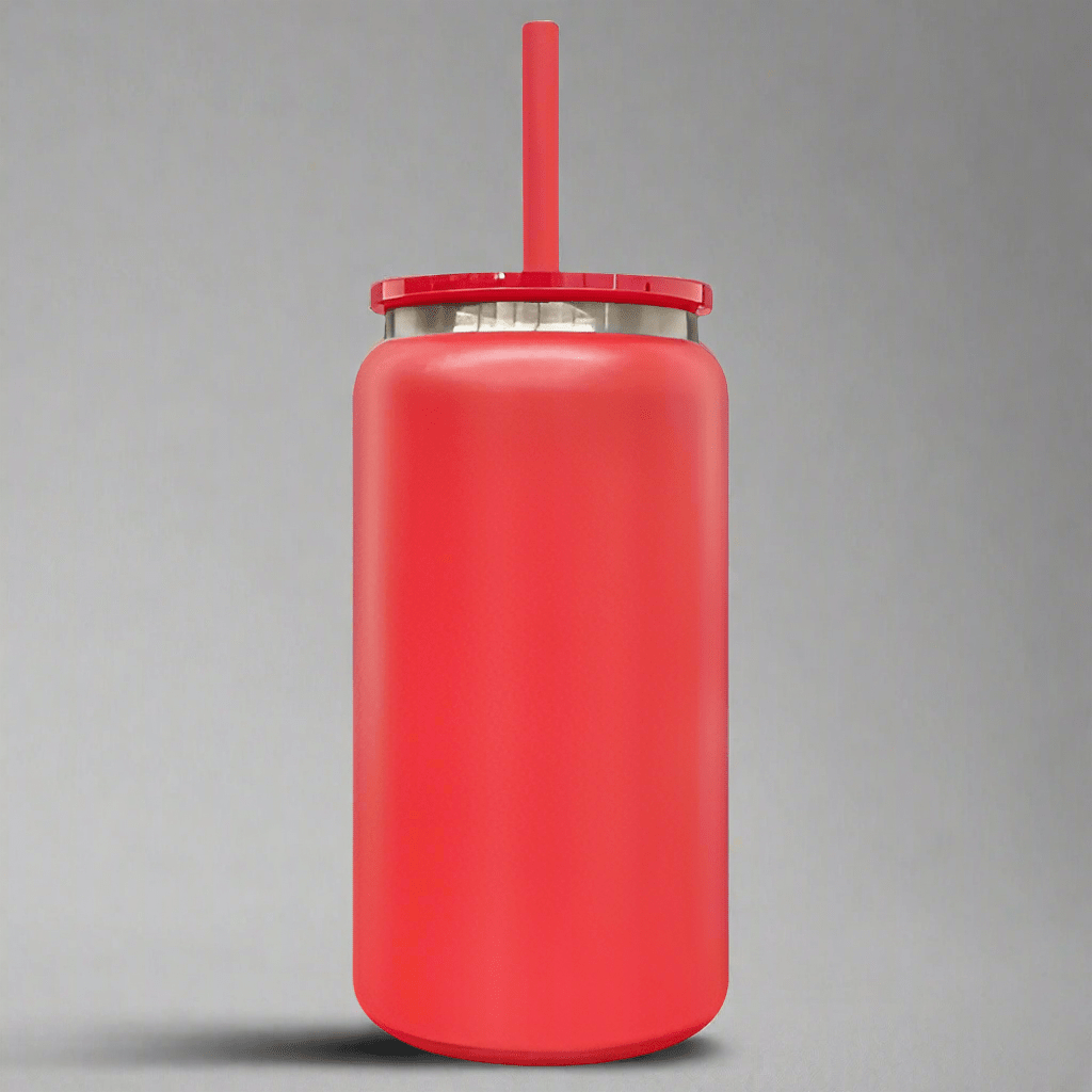 16oz Mirror Black Plated Tumbler - Red - LoneStar Adhesive