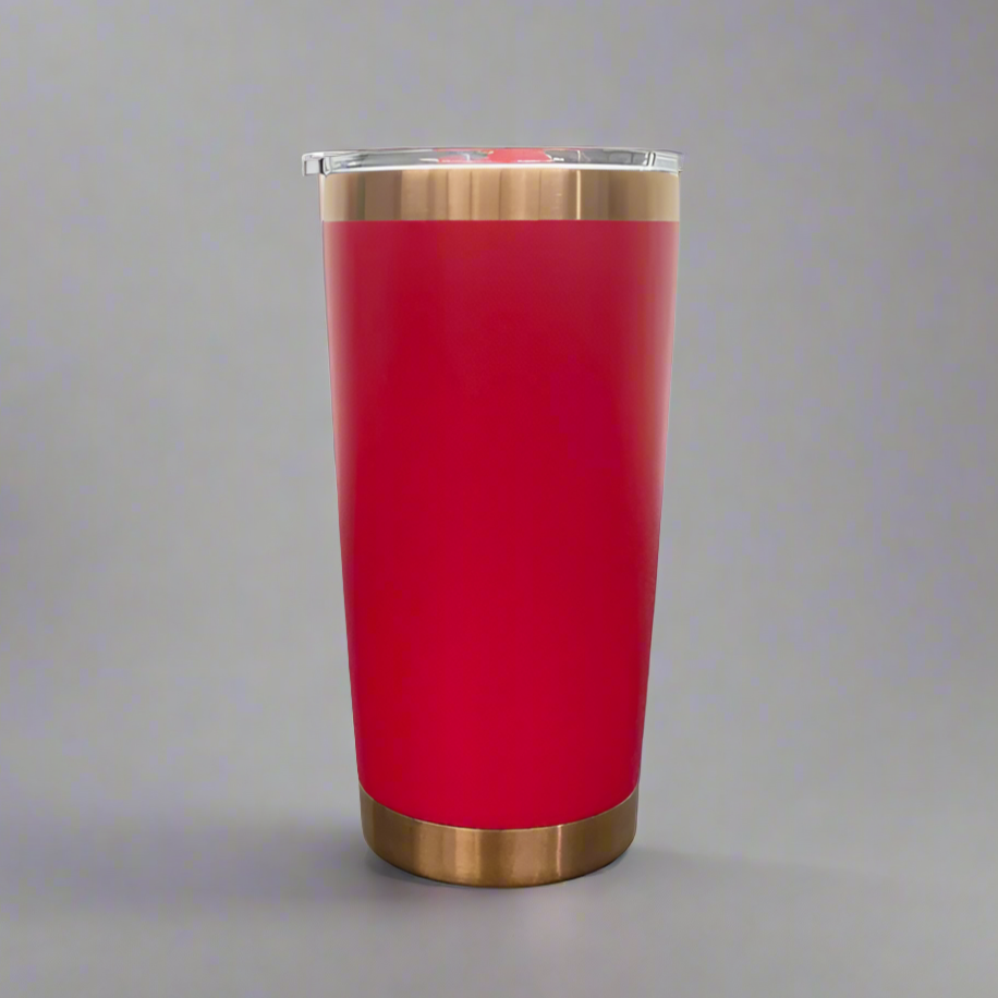 20oz Copper Plated Tumbler - Red