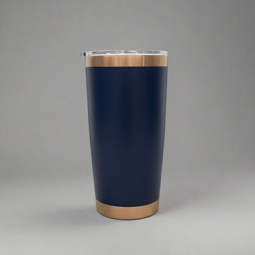 20oz Copper Plated Tumbler - Navy - LoneStar Adhesive