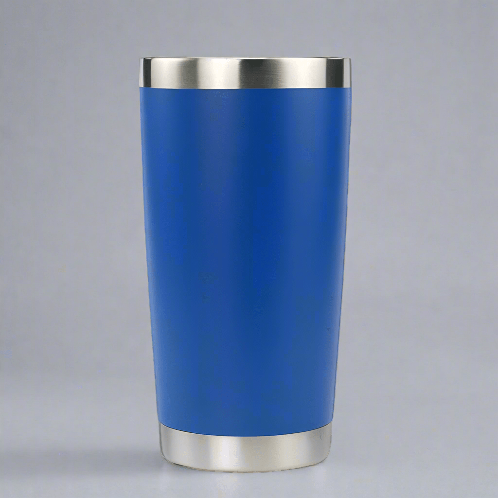 20oz Stainless Tumbler w/ Magnet Sliding Lid - Blue - LoneStar Adhesive
