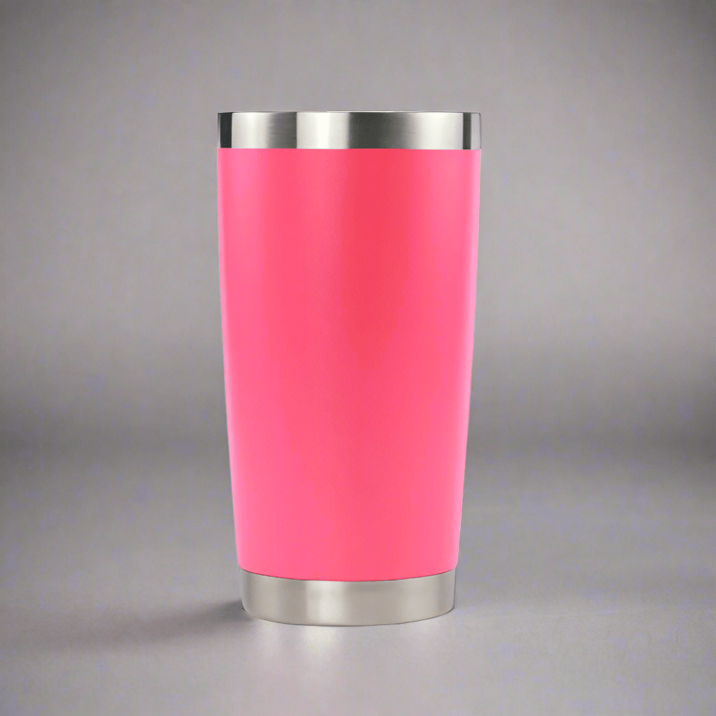 20oz Stainless Tumbler w/ Magnet Sliding Lid - Hot Pink - LoneStar Adhesive