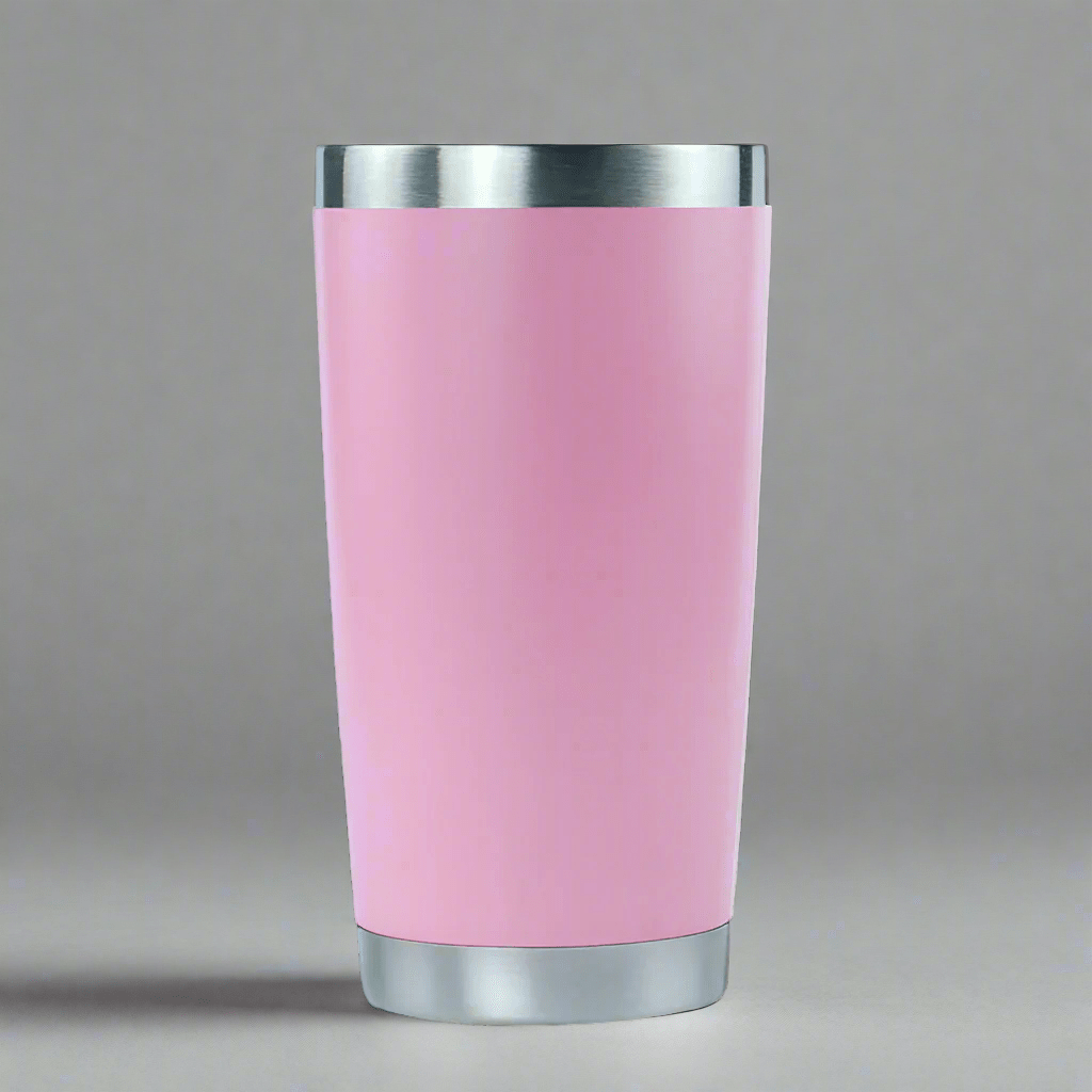 20oz Stainless Tumbler w/ Magnet Sliding Lid - Pink - LoneStar Adhesive