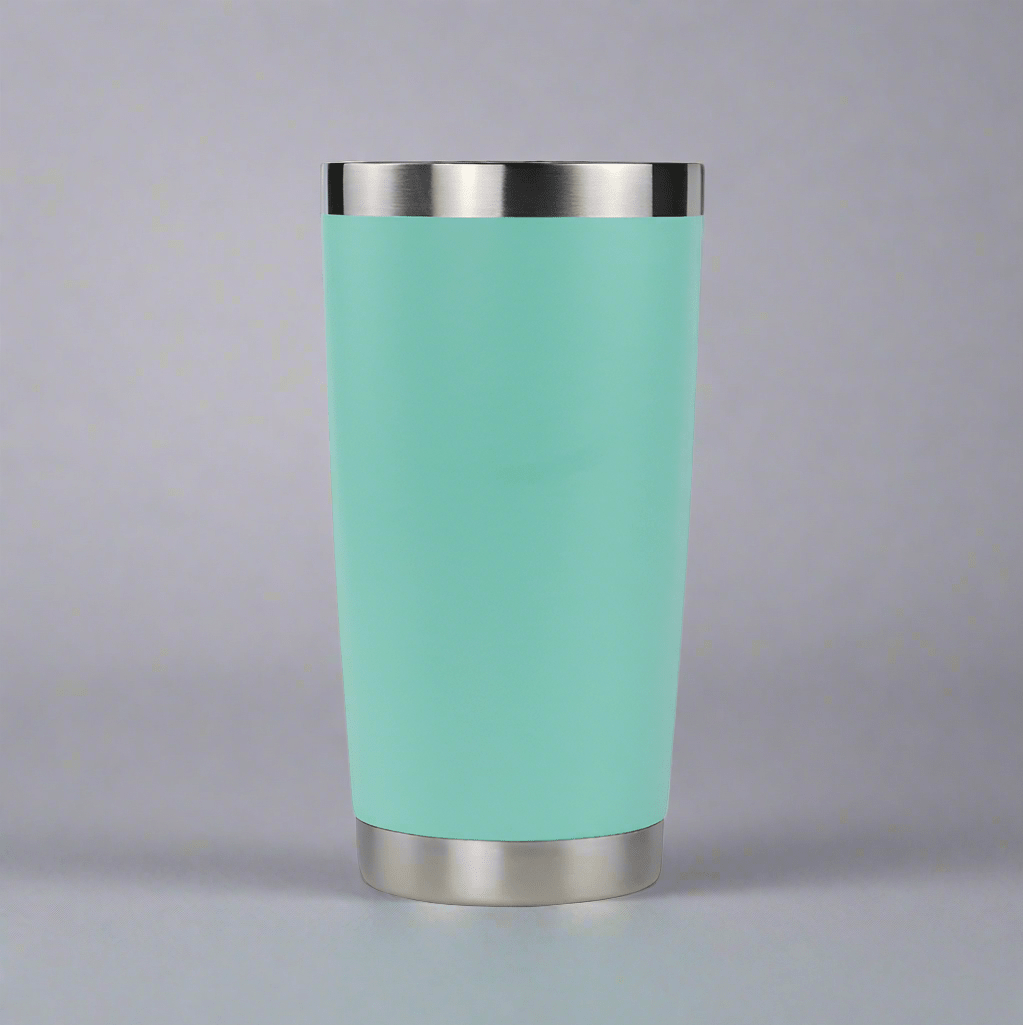 20oz Stainless Tumbler w/ Magnet Sliding Lid - Seafoam - LoneStar Adhesive