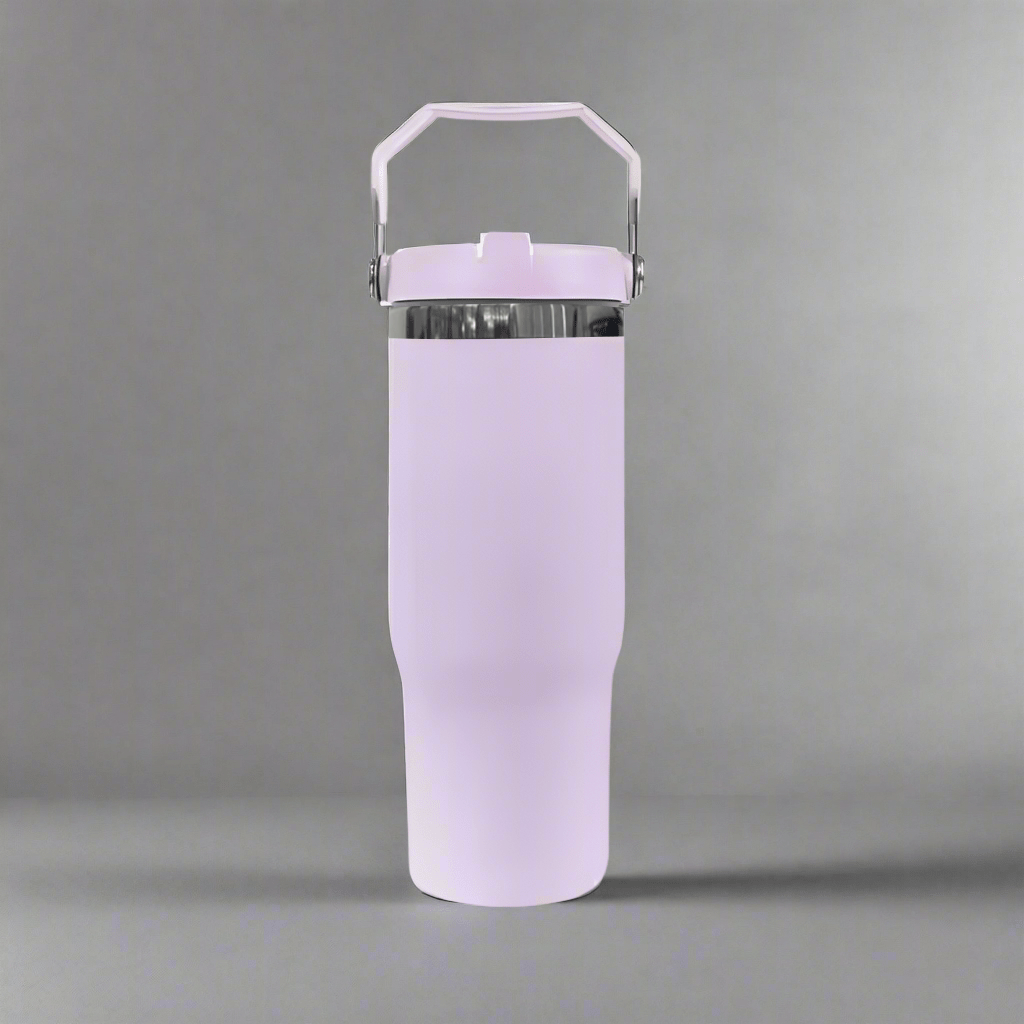 30oz Black Plated Flip Tumbler - Lavender - LoneStar Adhesive