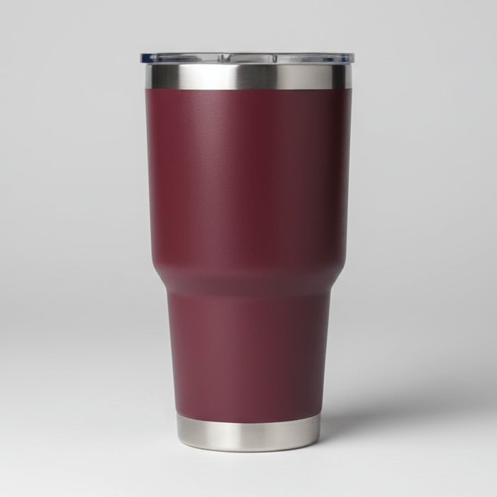 30oz Stainless Tumbler - Maroon - LoneStar Adhesive