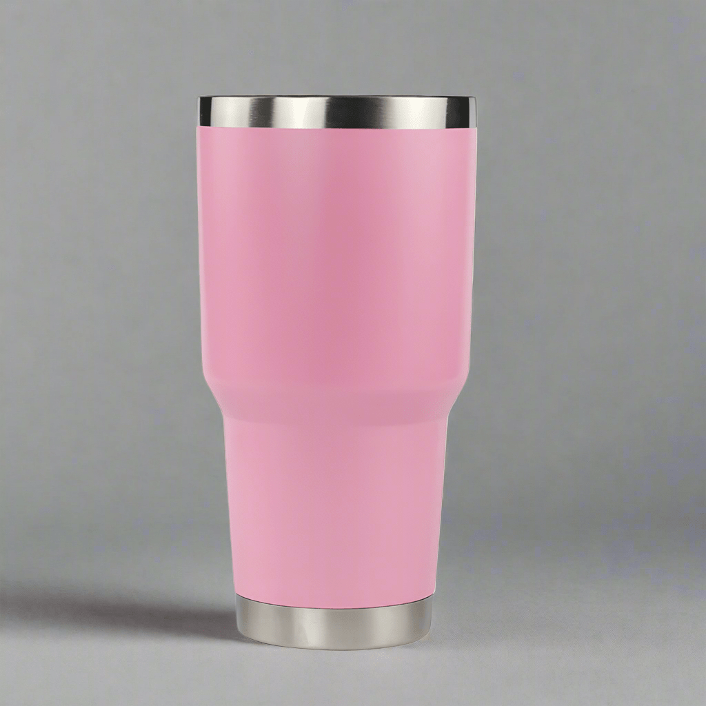 30oz Stainless Tumbler w/ Magnet Sliding Lid - Pink - LoneStar Adhesive