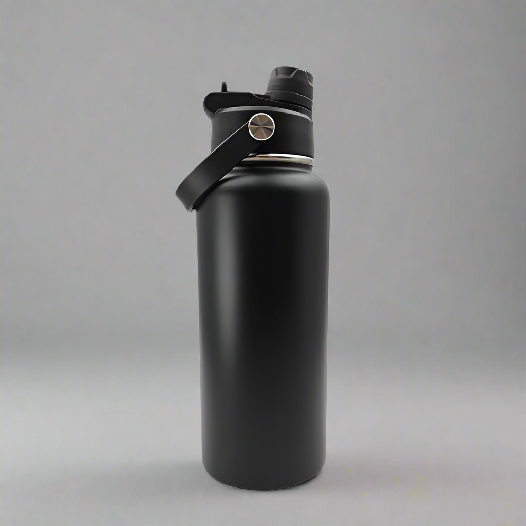 32oz Sports Water Bottle - Black - LoneStar Adhesive