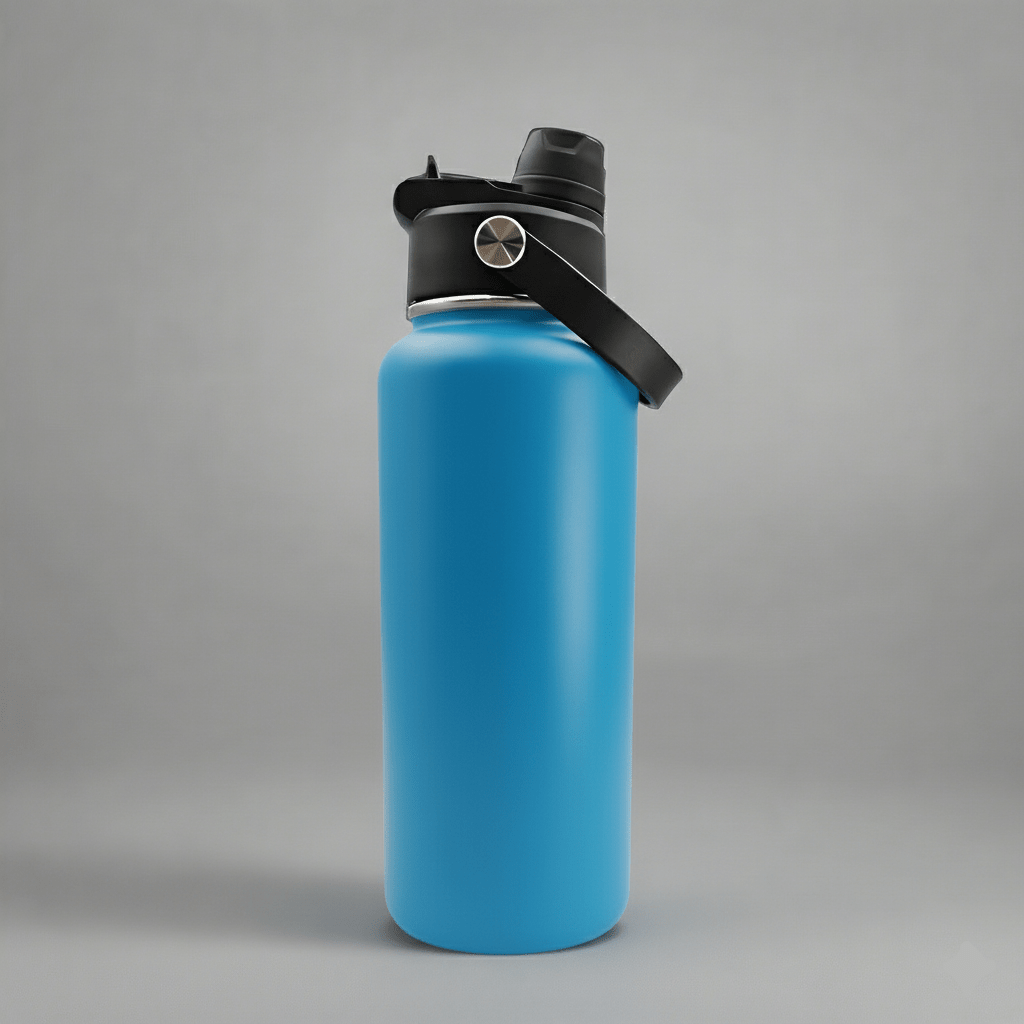 32oz Sports Water Bottle - Bright Blue - LoneStar Adhesive