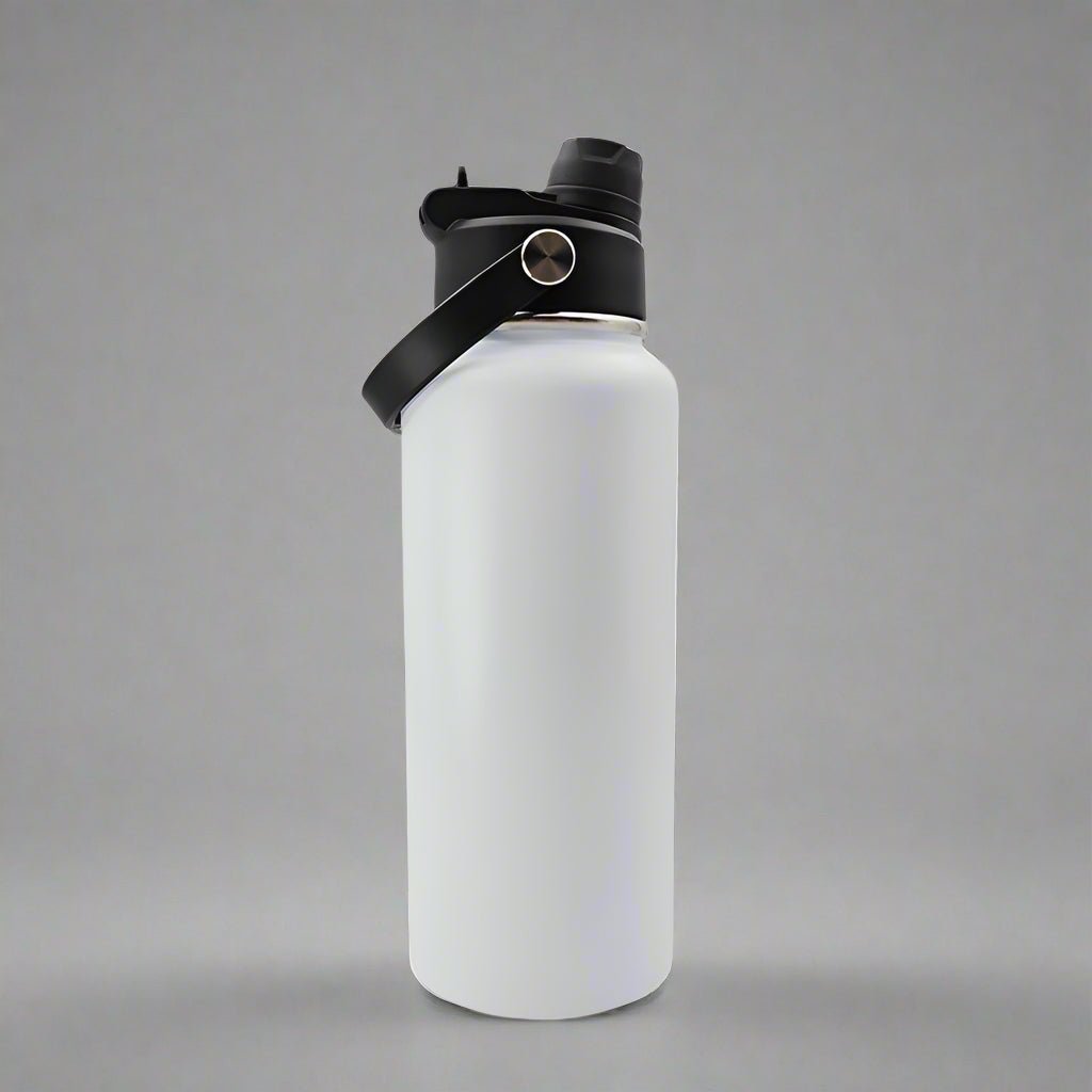 32oz Sports Water Bottle - White - LoneStar Adhesive