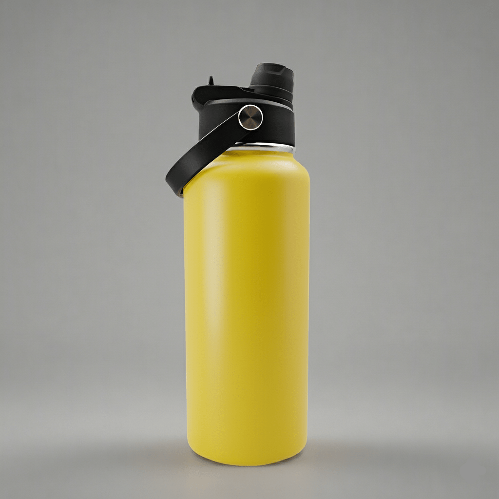 32oz Sports Water Bottle - Yellow - LoneStar Adhesive
