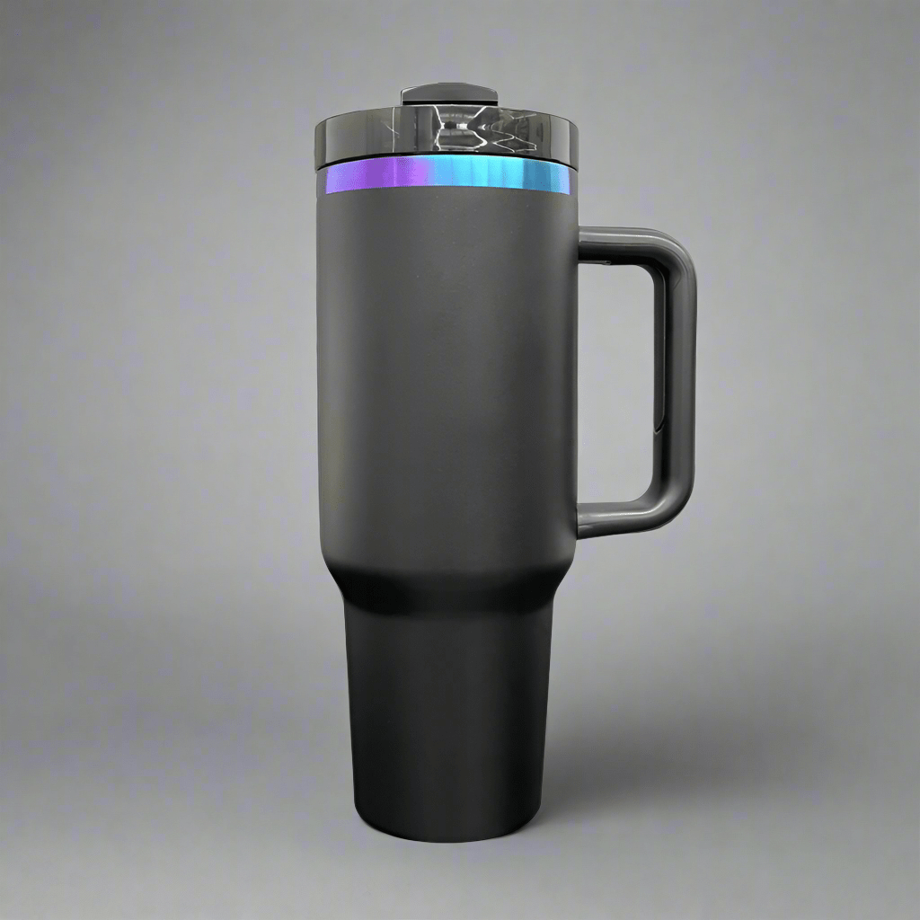 40oz Chroma Plated Tumbler - Black - LoneStar Adhesive