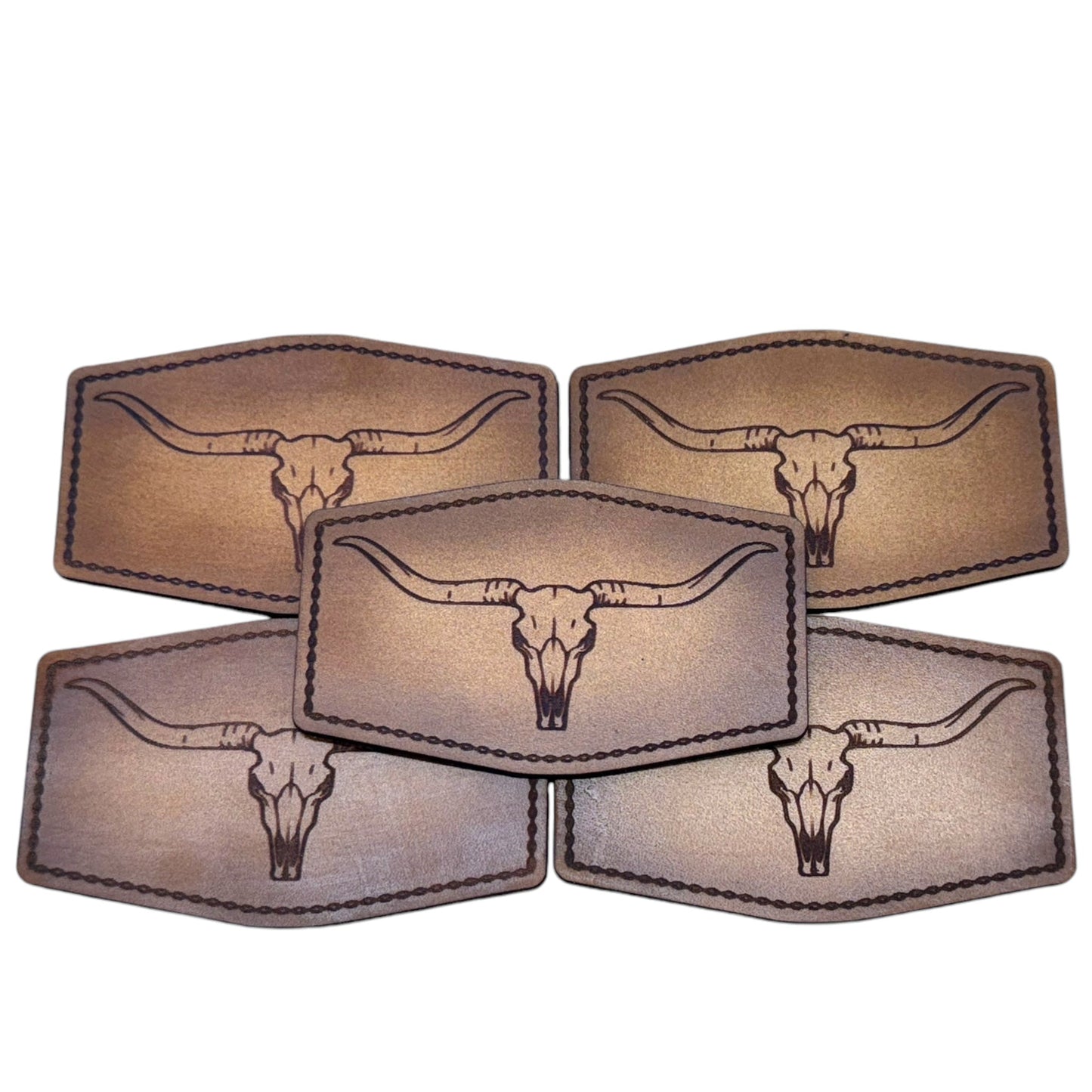 Custom (or Blank) Genuine Leather Patches