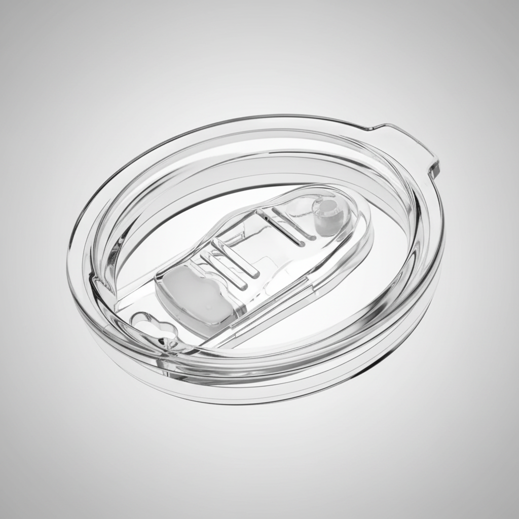 20oz Green/Blue Plated Tumbler - White