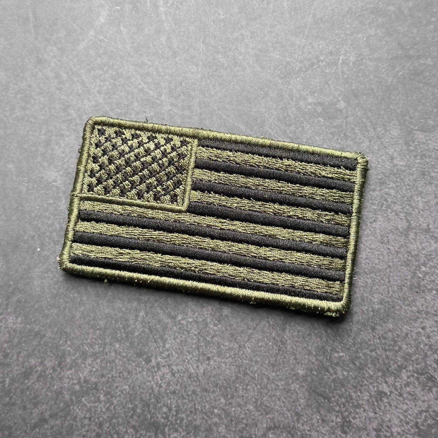 Olive OD Green Tactical American Flag VELCRO® Patch | Made in USA
