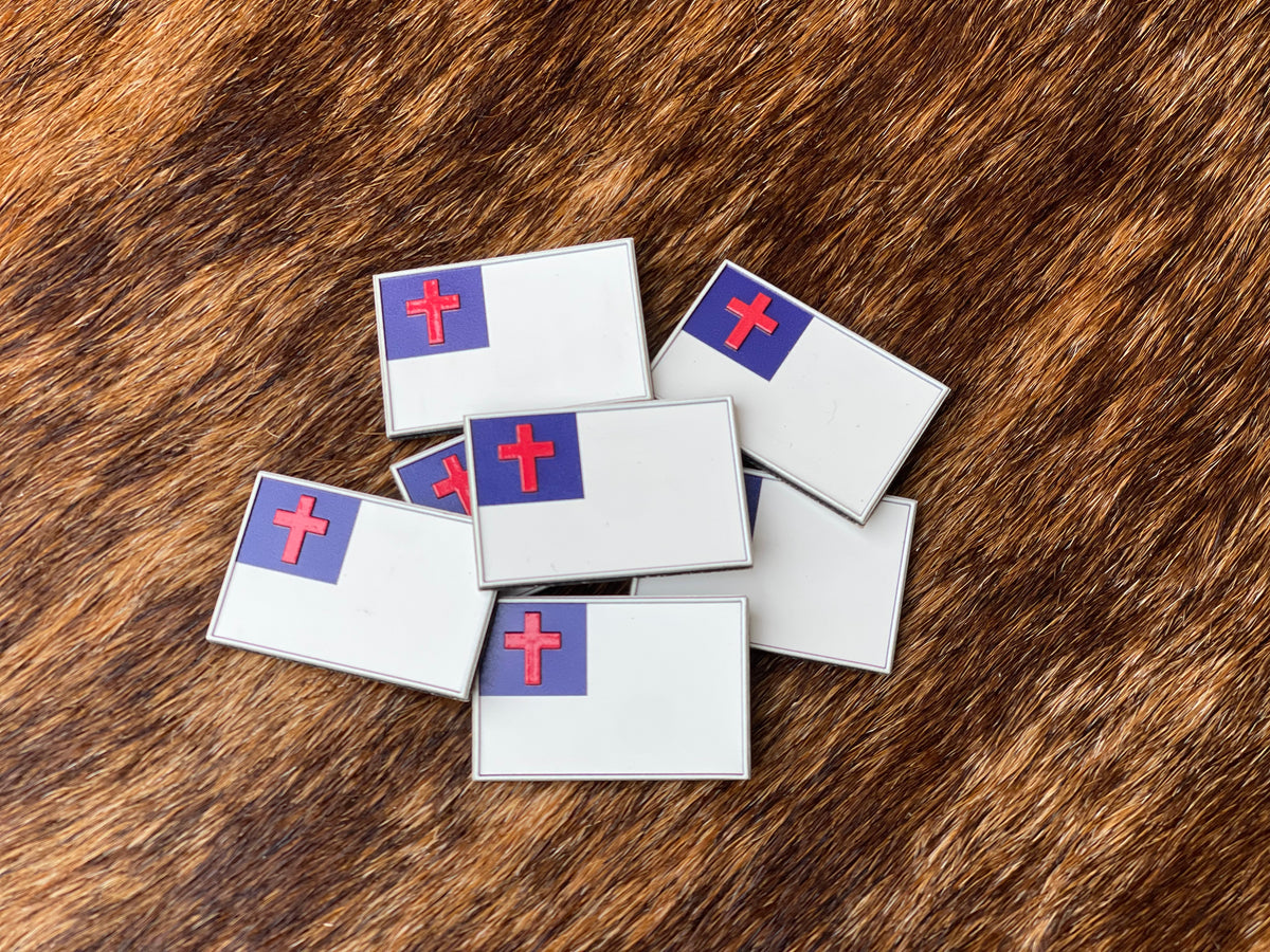 Mini Side Placement Flag Patches – (Pack of 10)