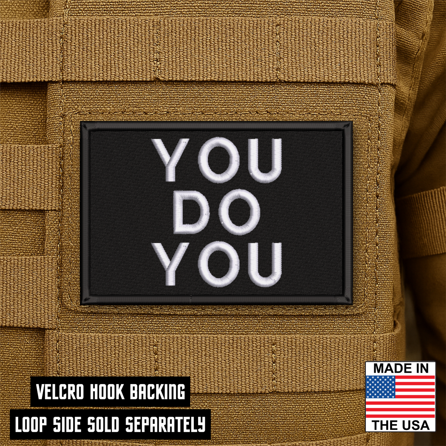 You Do You Funny Morale Patch 2"x3" Hook & Loop | Made in USA