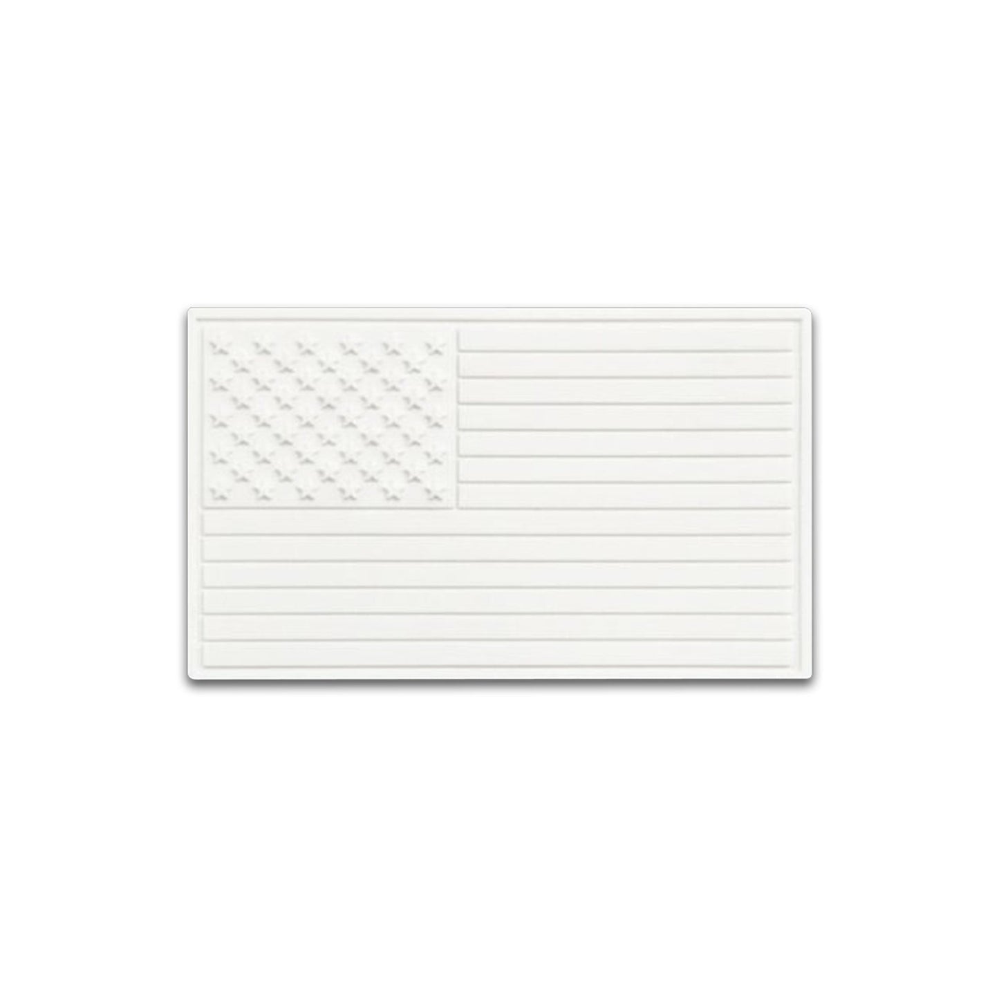 Arctic White Flag - PVC Patch (5pk) - LoneStar Adhesive