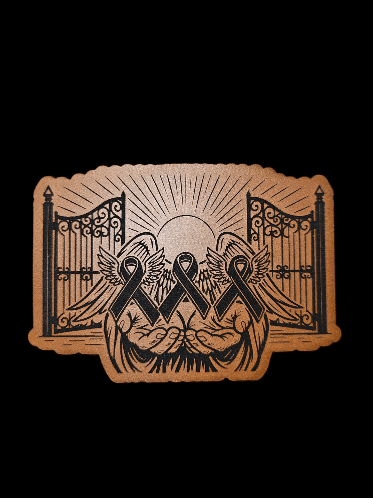 Awareness Ribbons - Pearly Gates Version 2 - LoneStar Adhesive