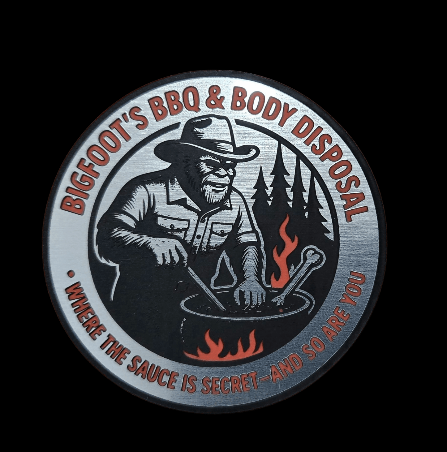 Bigfoot BBQ & Body Disposal Digital Download - LoneStar Adhesive