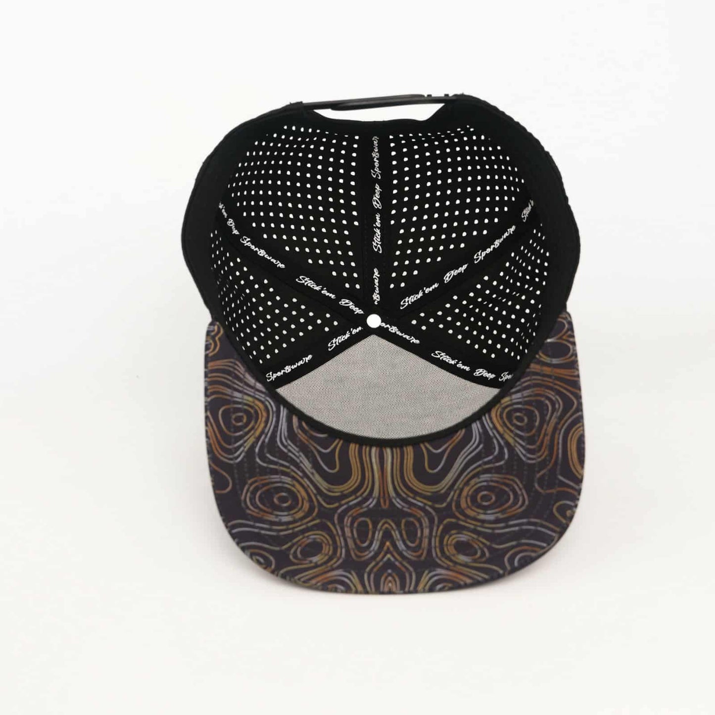 black front brown topo and black back - LoneStar Adhesive