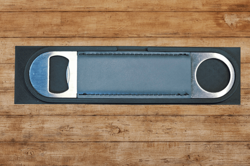 Bottle opener jig for laser engraving - LoneStar Adhesive