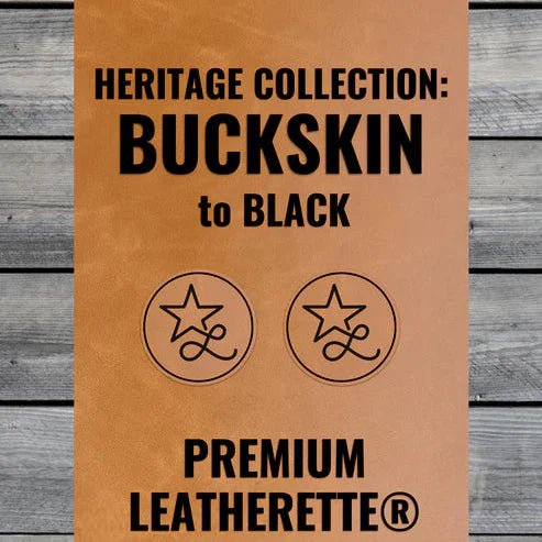 Buck Off Buckle Leather Patch - LoneStar Adhesive