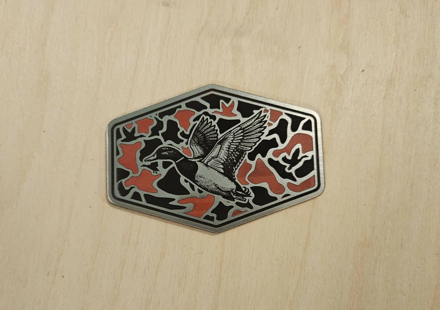 Camo Duck Hunting SVG - Laser Engraving File for Hat Patches - LoneStar Adhesive