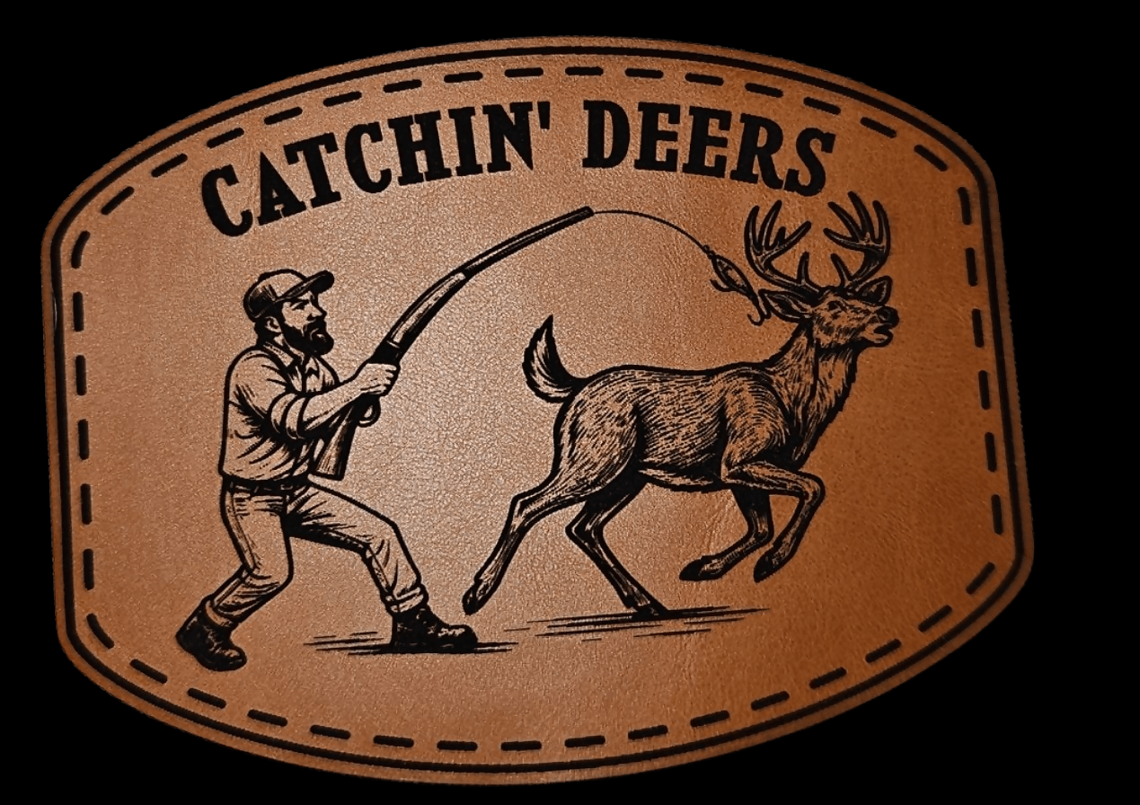 CATCHIN' DEERS Gun - Rod Version - LoneStar Adhesive