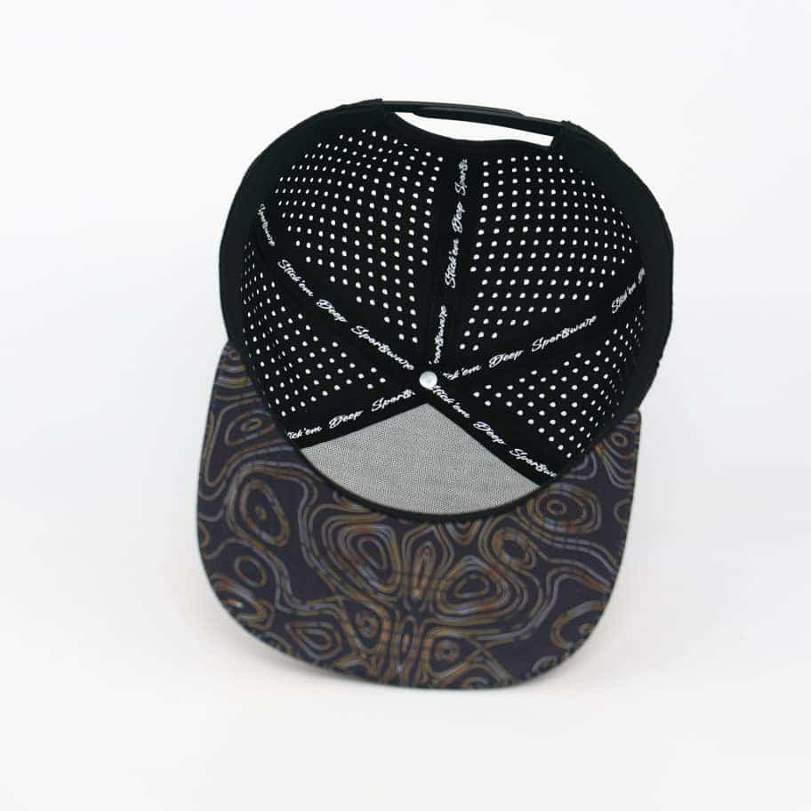 cork front with topo top and bill with black back - LoneStar Adhesive