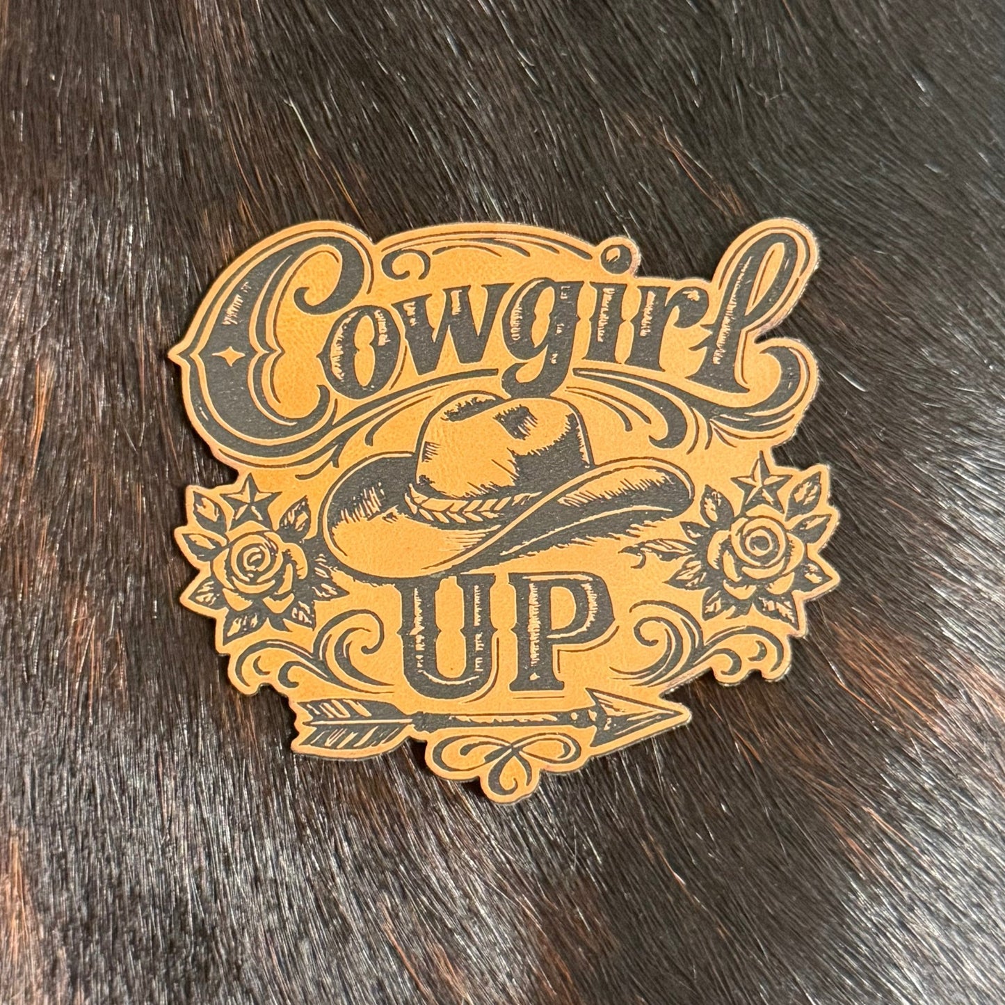 Cowgirl Up Patch (roses) - LoneStar Adhesive