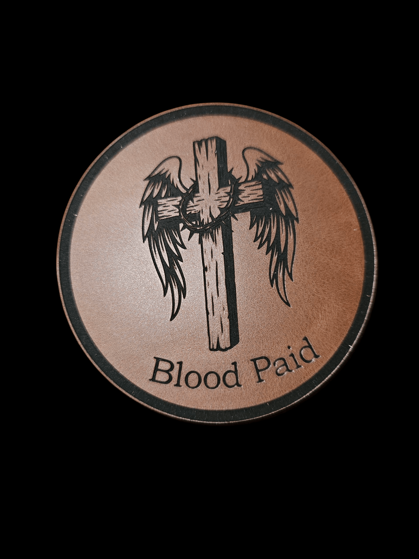 Cross With Angel Wings/Crown - LoneStar Adhesive