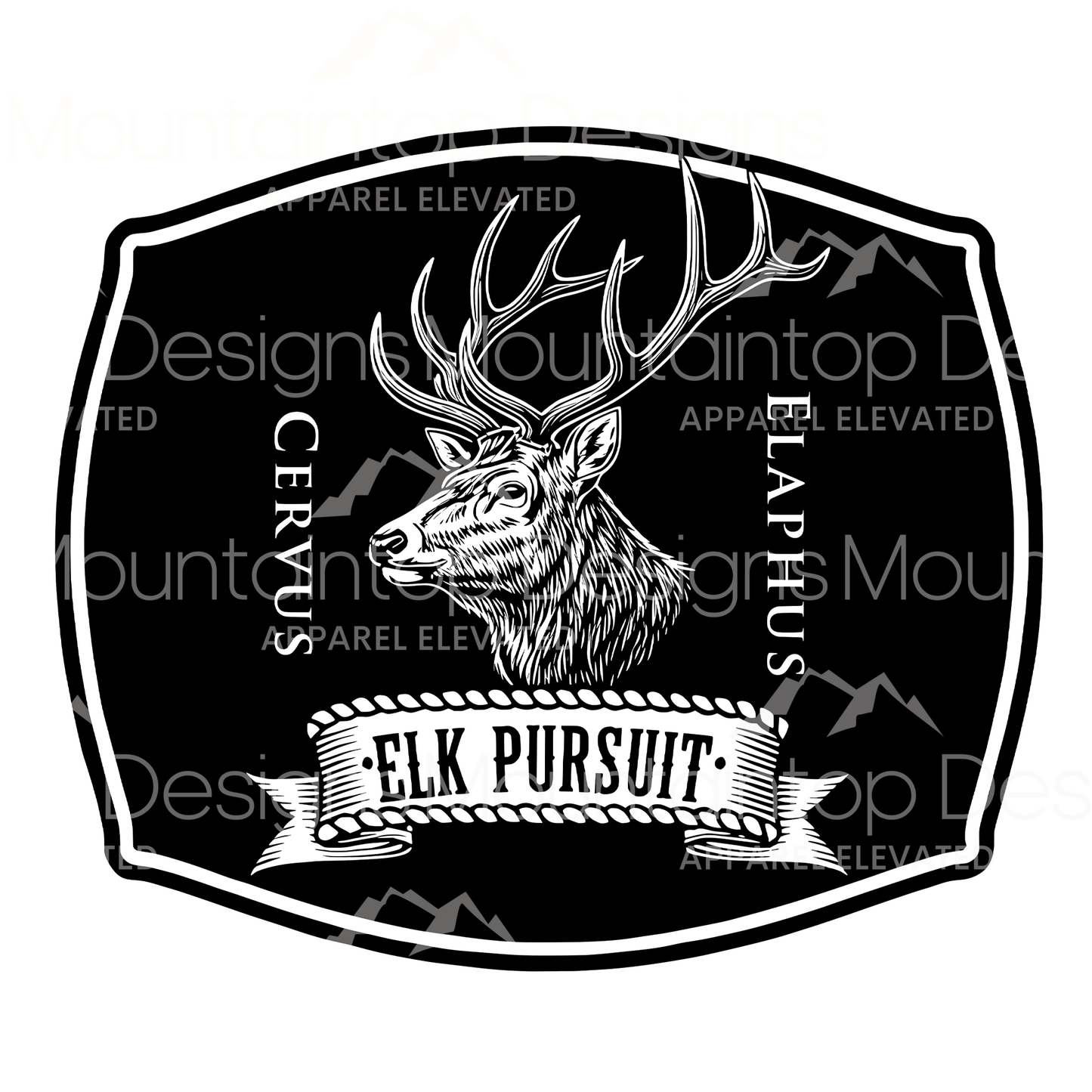 Elk Pursuit SVG - LoneStar Adhesive