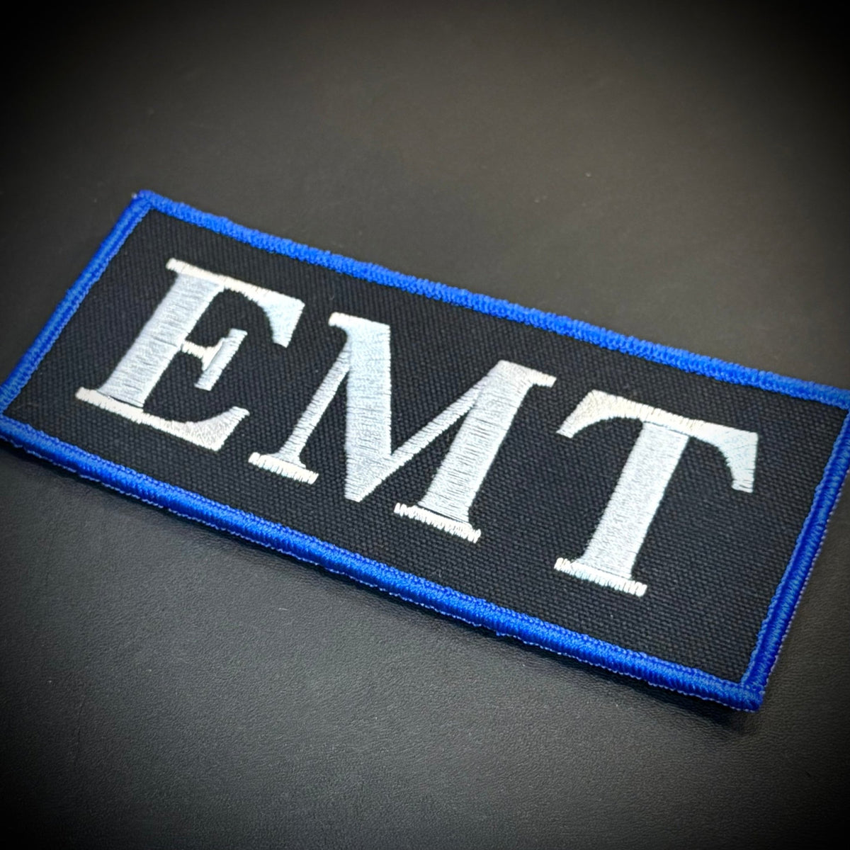 EMT Embroidered Plate Carrier ID Patch, 2.5x6" | VELCRO® Brand Hook Backing - #LoneStar Adhesive#