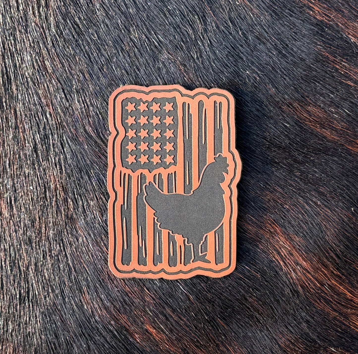 Engraved American Chicken - LoneStar Adhesive