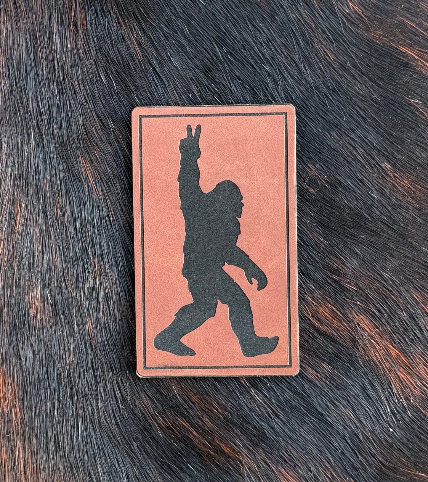 Engraved Bigfoot Patch - LoneStar Adhesive