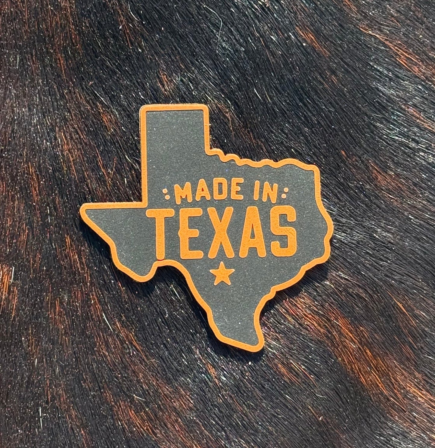 Engraved Made In Texas Patch - LoneStar Adhesive