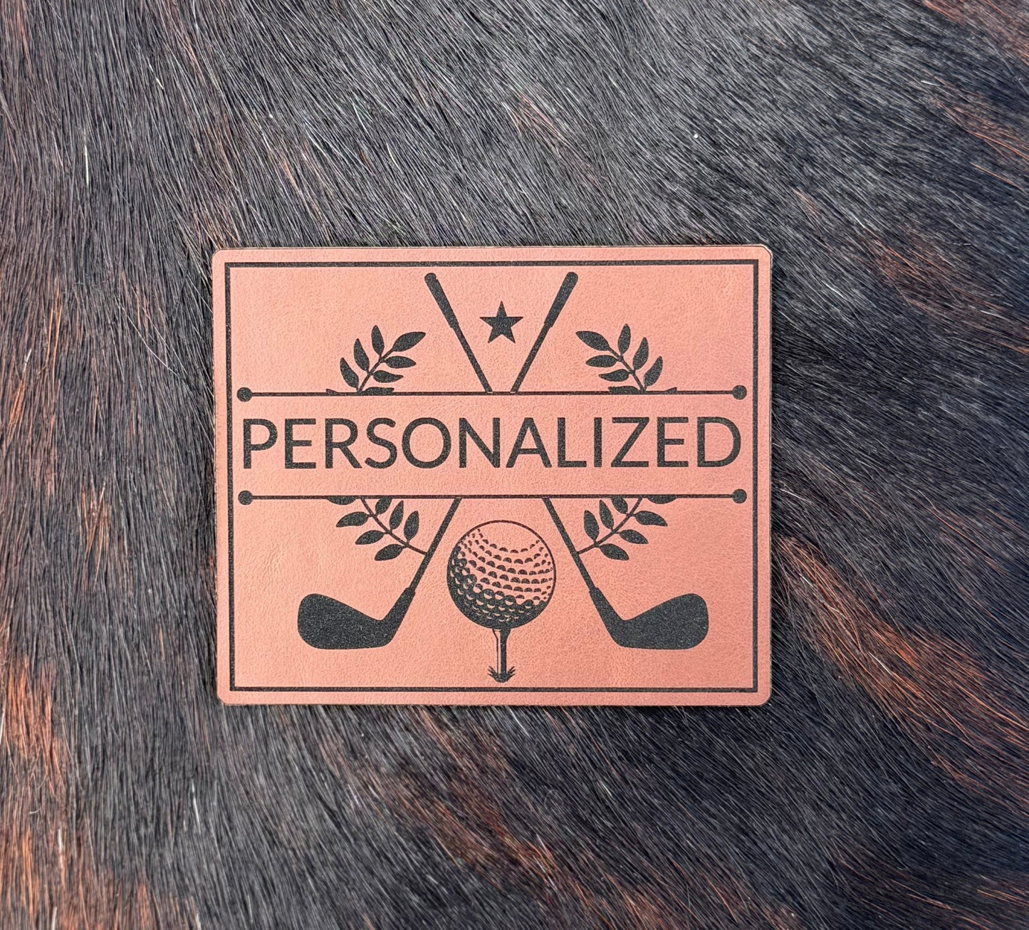 Engraved Personalized Golf Patch - LoneStar Adhesive