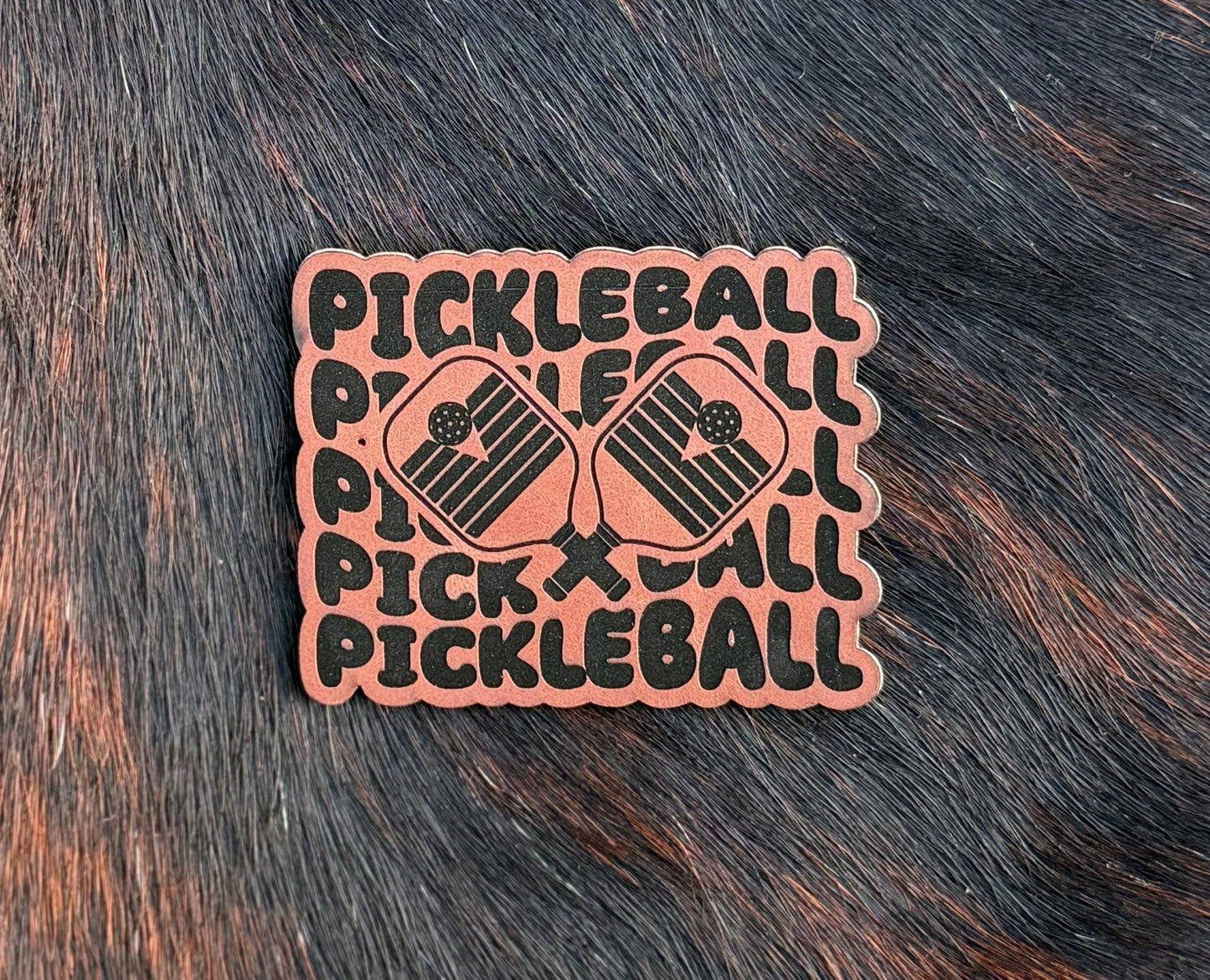 Engraved Pickleball Patch - LoneStar Adhesive