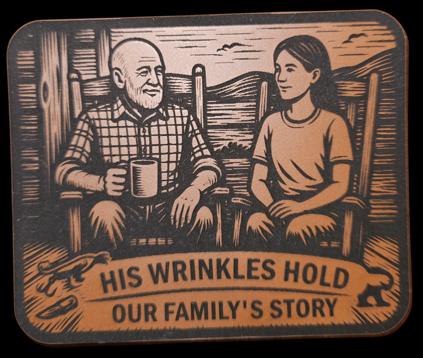 Fathers Day - His Wrinkles Hold Our Family's Story - LoneStar Adhesive