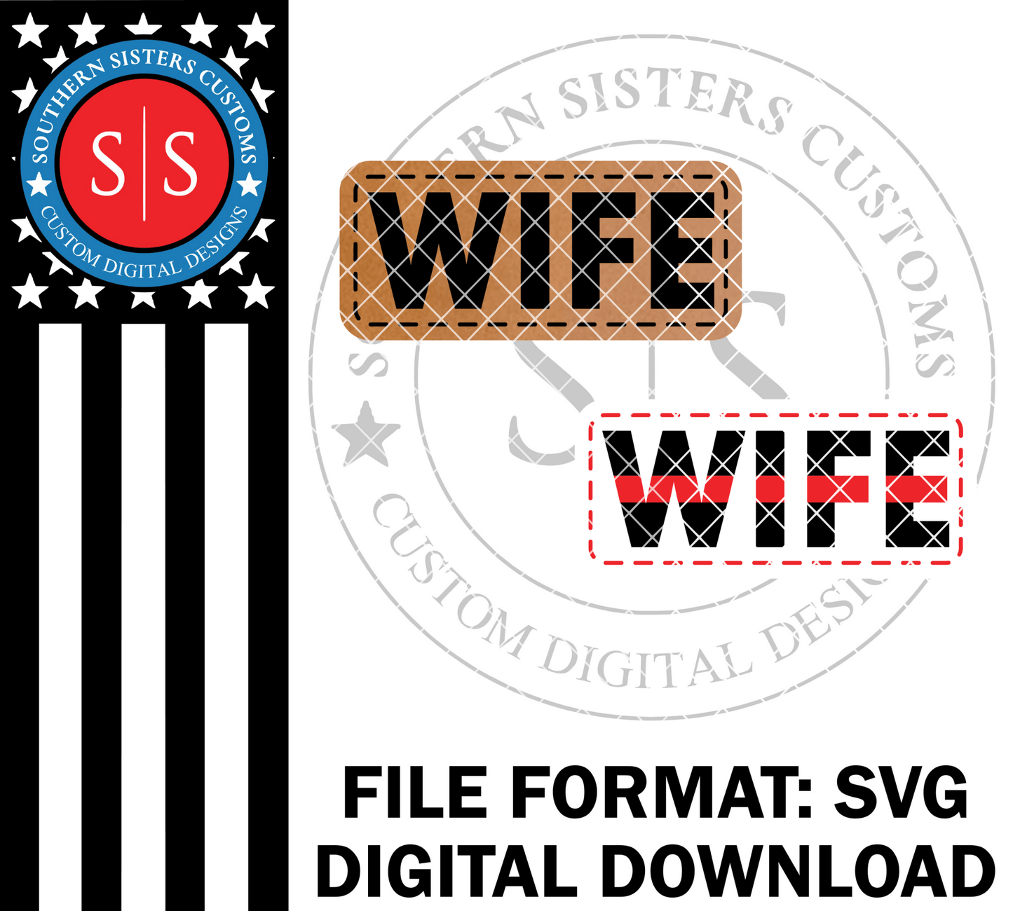 Firefighter Wife - #LoneStar Adhesive#