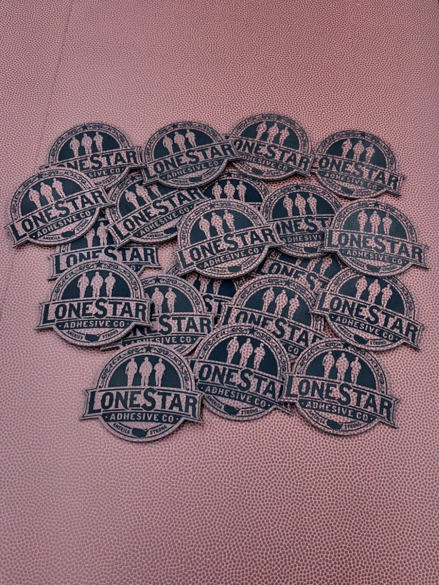 LoneStar PREMIUM leatherette® textured faux leather panels – 12x24in, 1.5mm thick with a soft-grain leather-like surface, laser-friendly and backed by durable American-made Durra-Bull thermal adhesive, available in a wide range of colors for engraving, cutting, and custom crafting