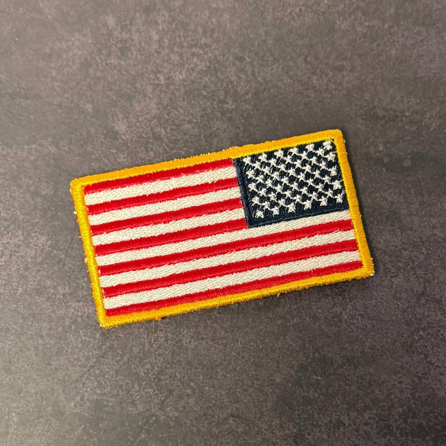 Full Color American Flag Patch | Made in USA | VELCRO® Brand Hook Backing - LoneStar Adhesive