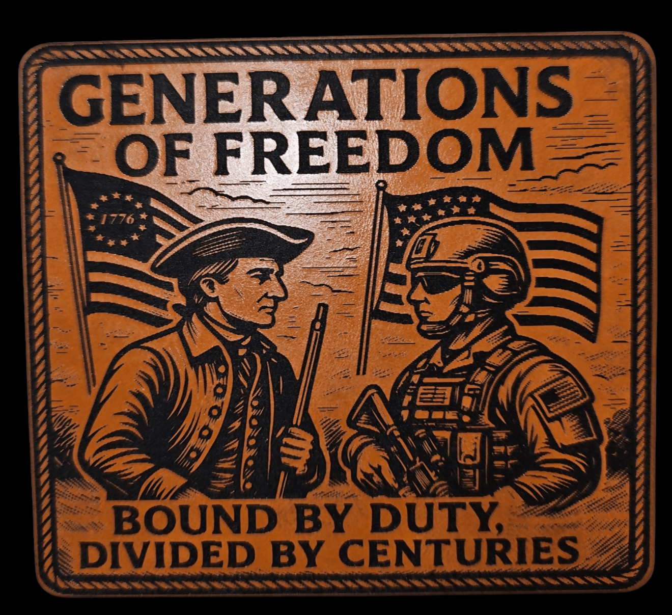 Generation Of Freedom Bound By Duty Divided By Centuries - LoneStar Adhesive